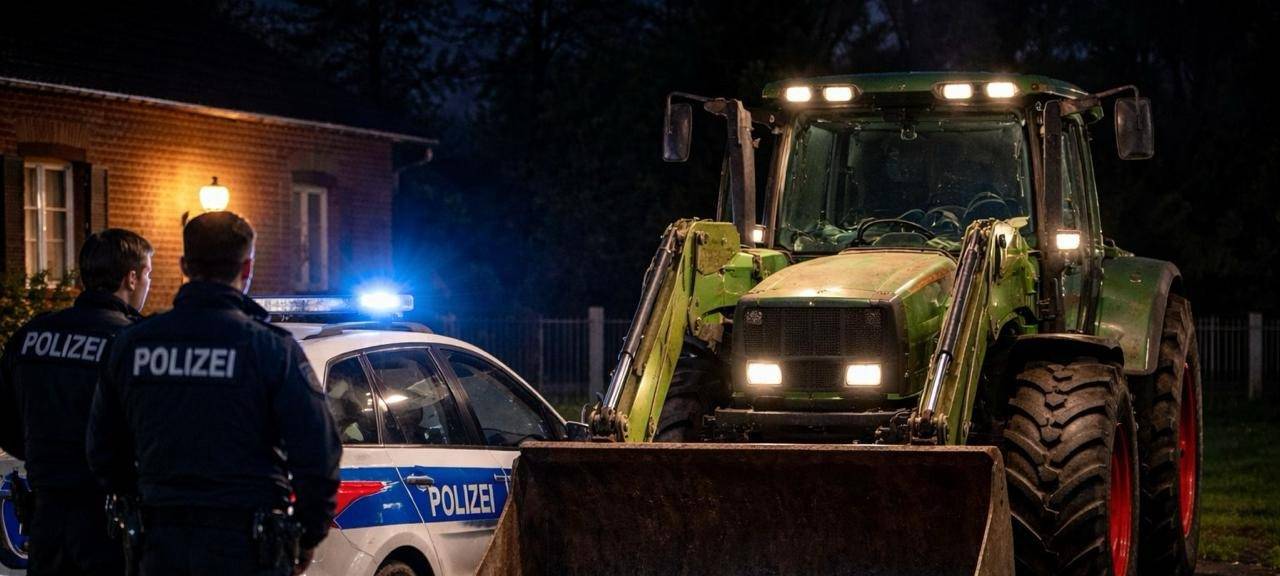 COESFELD: Streifenwagen blockiert