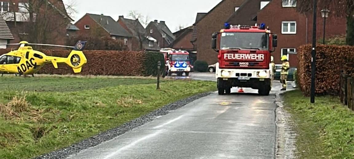 SEPPENRADE: Rettungshubschrauber gelandet