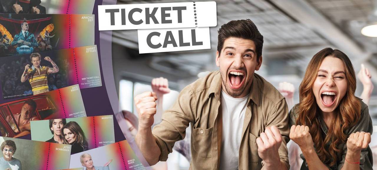 Der Ticket Call – Radio an und ab zu besten Konzerten und Events