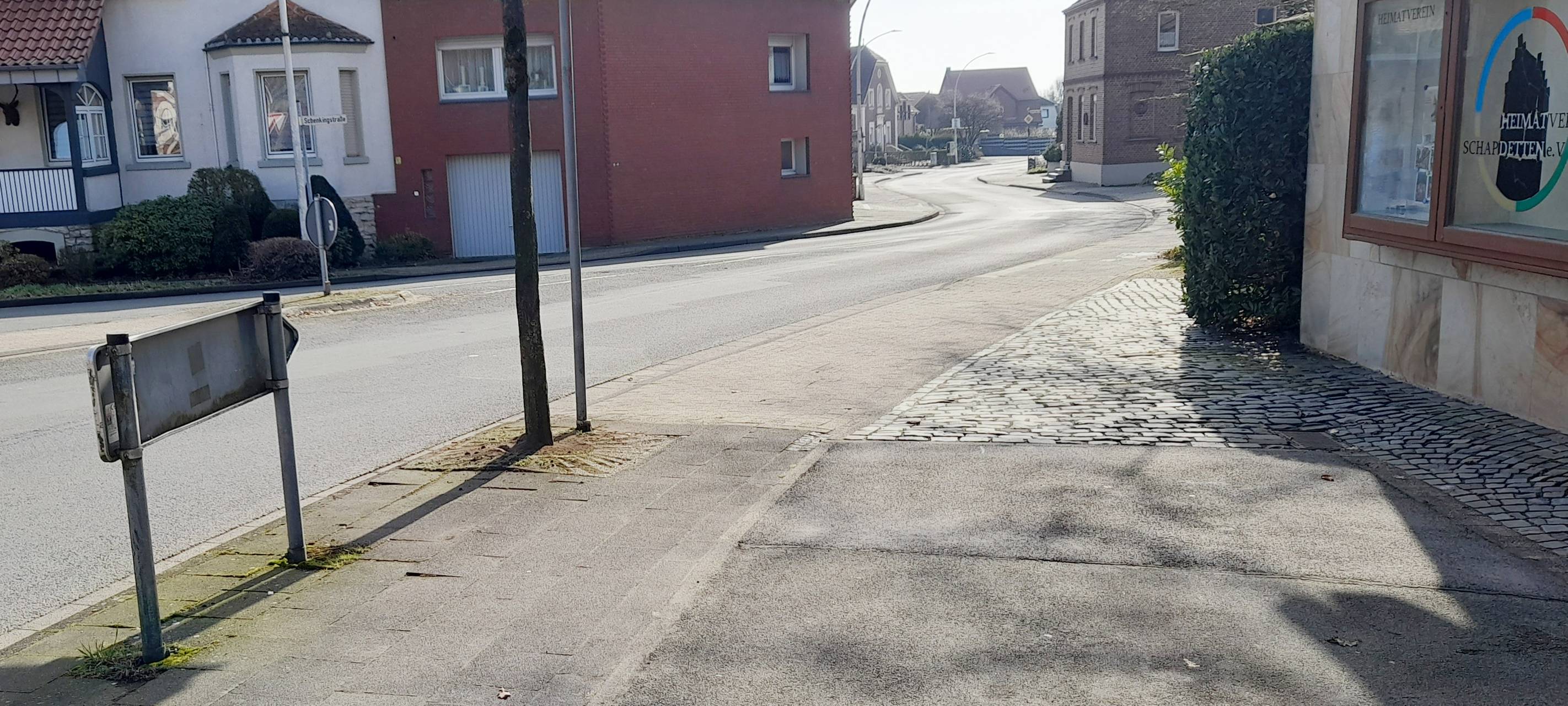 SCHAPDETTEN: Leitungsarbeiten in Schenkingstraße ab Montag