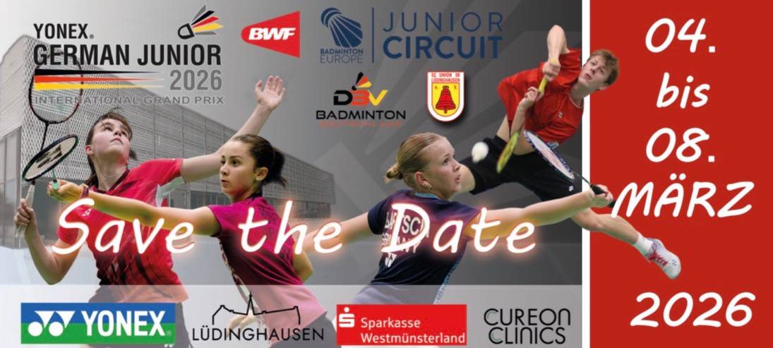 Badminton Turnier mit 30 Nationen