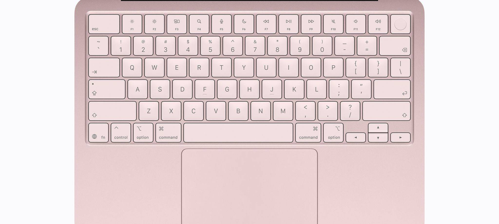 MacBook Neo Tastatur und Trackpad