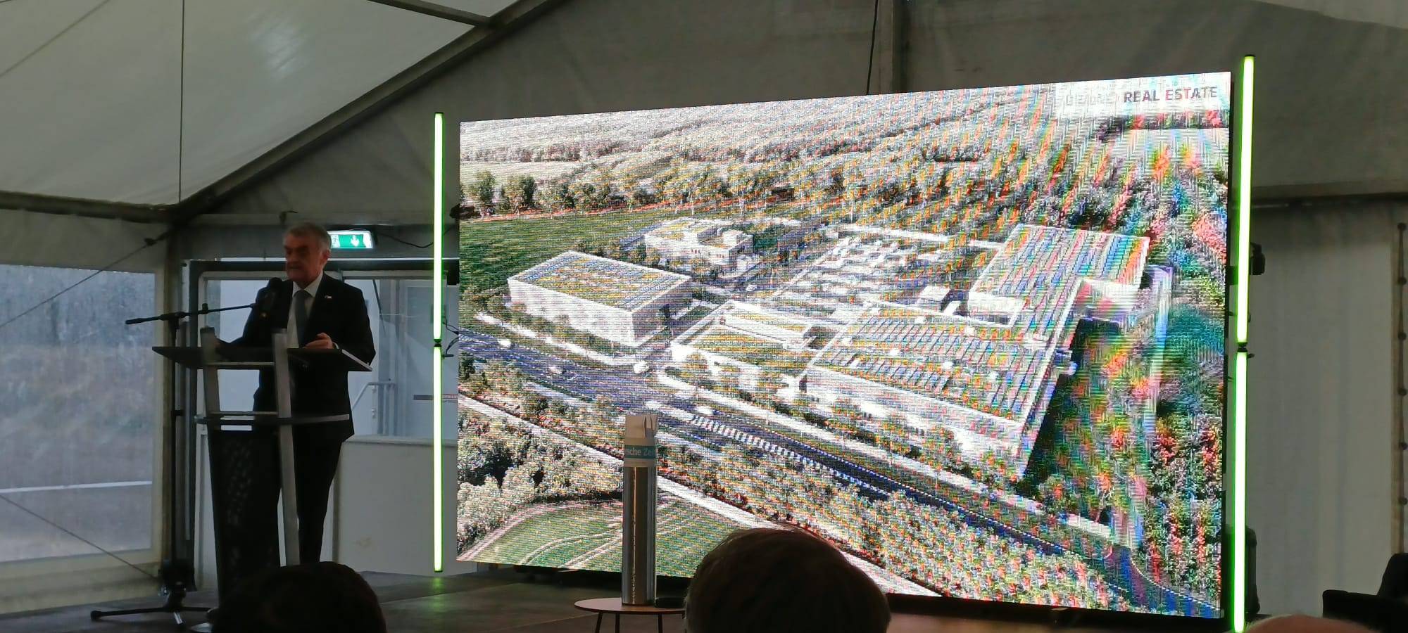 Grundsteinlegung für Polizei-Trainingszentrum Appelhülsen