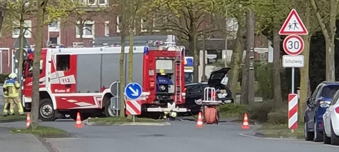 LÜDINGHAUSEN: Unfall am Finanzamt