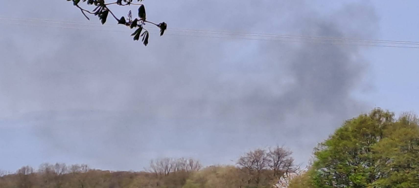 NOTTULN: Großbrand / Rauchniederschlag