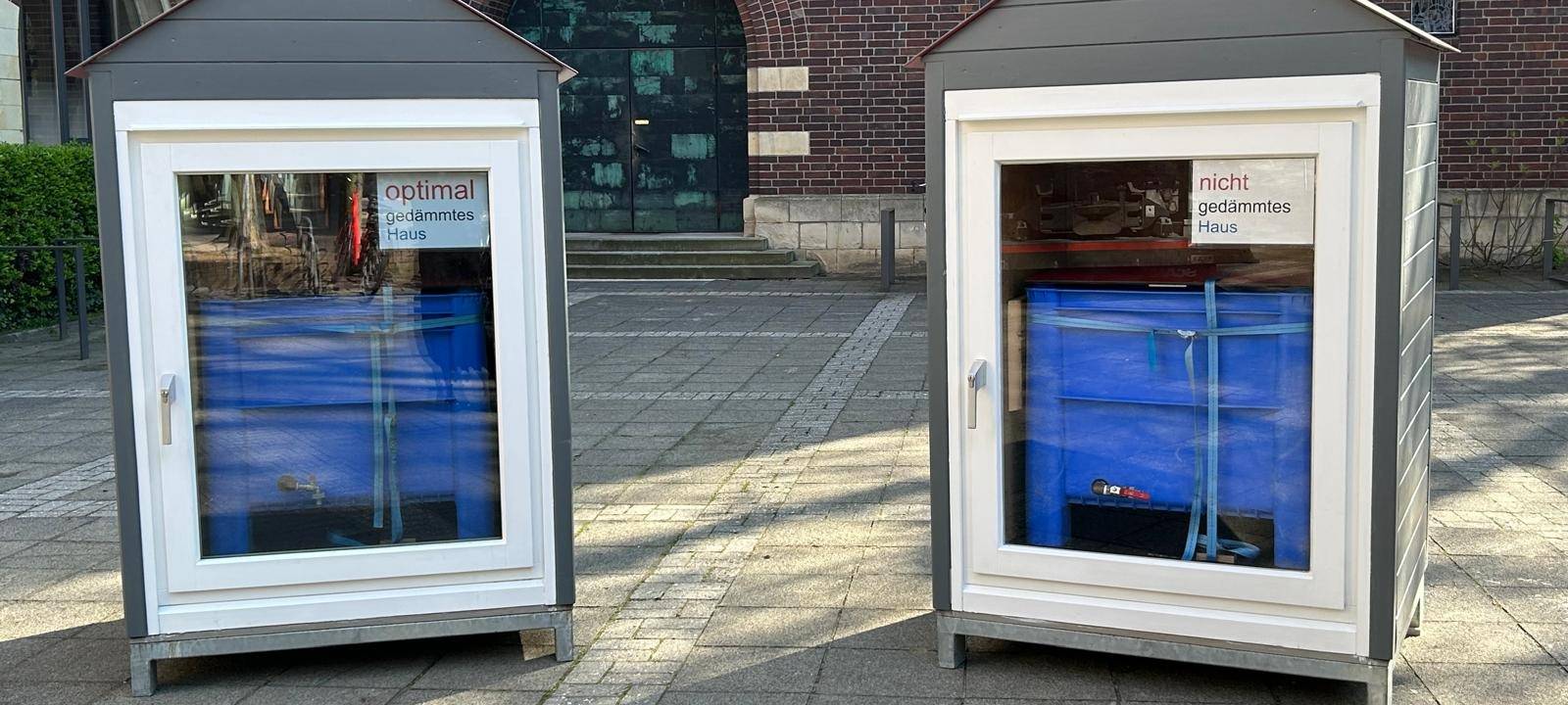 COESFELD: Eisblockwette im Endspurt