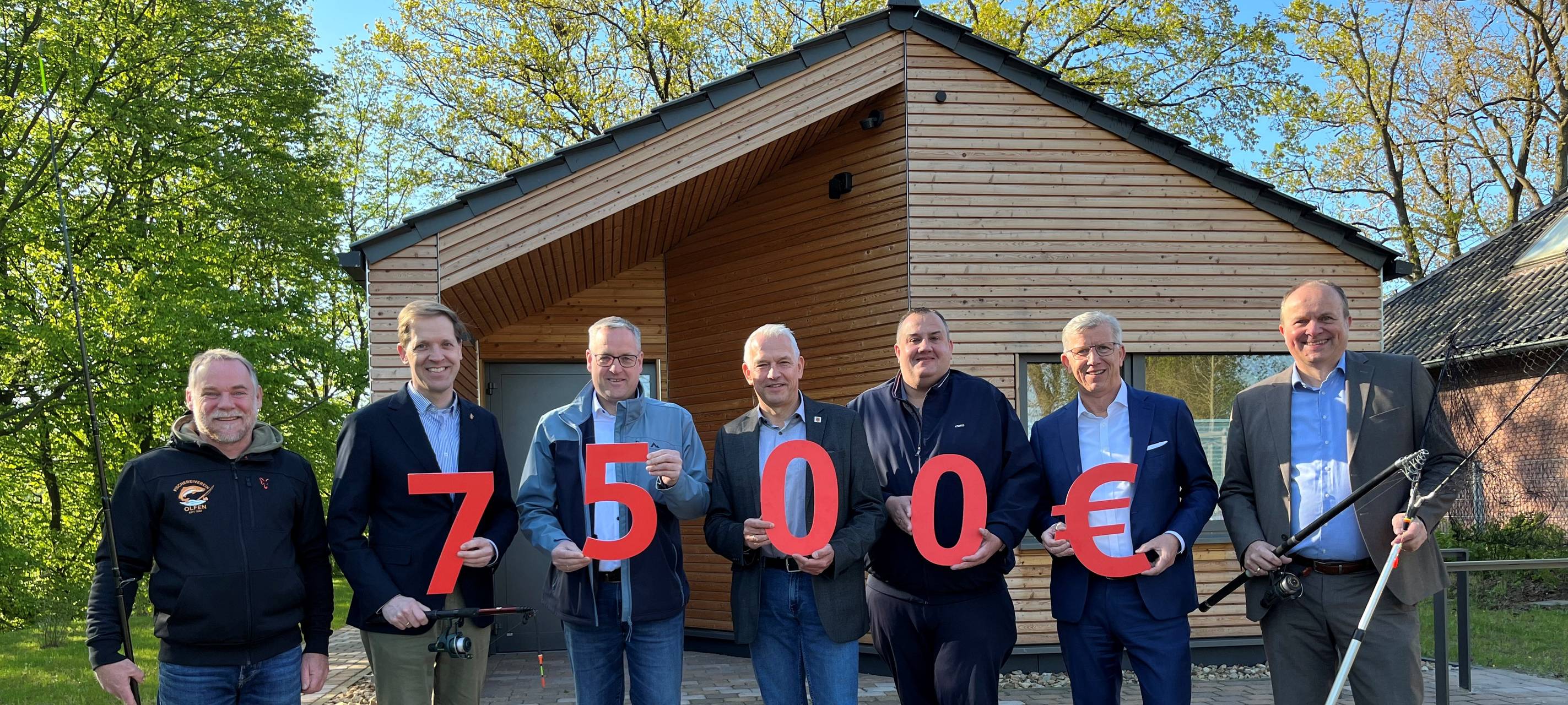 OLFEN: Neues Fischerei-Vereinsheim