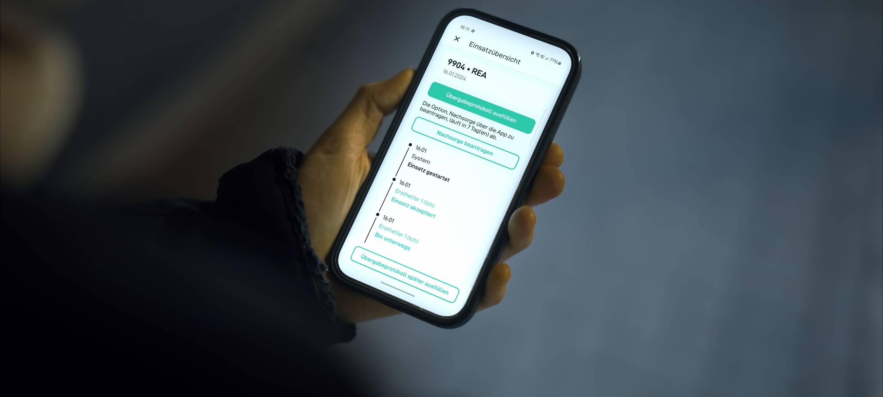 KREIS: Probealarm der Corhelper-App
